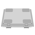 Miniatyrbillede 4 af 5: Bærbar computer stand skødbord, ergonomisk foldbart computerstand med justerbar højde