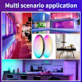 Miniatyrbilde 5 av 5: Smart Wifi Led Rundt Taklampe, Hjem Soverom Stue Ambient Lys