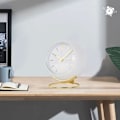 Miniatyrbild 2 av 4: Analog väckarklocka med lampor, liten tyst retro väckarklocka St