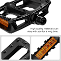 Miniatyrbillede 3 af 5: 1 par pedaler cykelpedal MTB BMX landevejscykling flade pedaler Anti-Sli