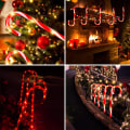 Miniatyrbilde 5 av 5: 5 stk. sukkertøystang-lyskjede, jule-LED-sukkertøystang, Illumina