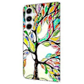 Miniatyrbild 5 av 5: Skal för Samsung Galaxy A16 5G/A16 4G TPU+PU Läder Flip Fodral Tree