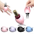 Miniatyrbild 2 av 5: Bärbar Nagellackshållare Ringar Nagellacksflaskhållare Nagellacksflaskställ Enkel Applicering Nagelkonstverktyg Blå Blue