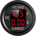 12V Motorcykel Vattentät LED Digital Voltmeter, 9V-48V DC Ström