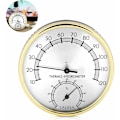 Miniatyrbilde 1 av 5: Termometer og hygrometer for kjøkken, LCD digitalt romtermometer, romhygrometertermometer, saunahygrometer, metallskive termometer