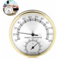 Miniatyrbillede 1 af 5: Termometer Hygrometer, Køkken Temperatur Fugtighed Hygrometer, LCD Digitalt Rum Termometer, Rum Hygrometer Termometer, Sauna Hygrometer, Metal Skive Termometer