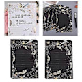 Miniatyrbillede 5 af 5: 8x Invitations Skrivepapir Brevpapir Hilsen Papir Linjeret Skrivepapir Gave (Sort A) Black A