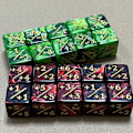 Miniatyrbild 3 av 5: 24 tärningar räknare token tärningar D6 tärningar kub lojalitetsräknare D
