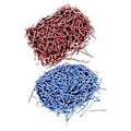 Miniatyrbild 2 av 2: 2 Förpackningar Strimlat Papper Krusigt Papper Strimmel Presentförpackningsfyllning Bröllopsmaterial