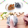 Miniatyrbild 3 av 5: Katt leksak, 2 stycken plyschmus, automatisk kattmusleksak, katt leksak set, interaktiv katt leksak husdjur leksaker för katt kattunge