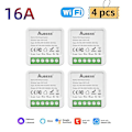 Miniatyrbilde 1 av 5: Tuya Mini Wifi og Zigbee bryter Diy 2-veis kontroll timer relé automatisering