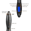 Miniatyrbillede 3 af 3: Springtov, Speed Jump Rope Tangle-free Justerbar Reb & Digitalt Springtov（Sort）