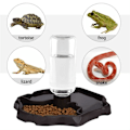 Miniatyrbillede 3 af 5: Blå Sø Reptil Vanddispenser, Skildpadde Vandautomat, Skildpadde Skål
