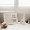 Miniatyrbild 2 av 4: Baby Handprint And Footprint Makers Kit Keepsake För Nyfödda Pojkar & Flickor（vit）