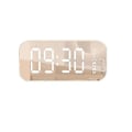 Miniatyrbild 4 av 4: Multifunktionell LED-väckarklocka, Bluetooth-högtalare, sängbordsljus elektronisk musikbox röd
