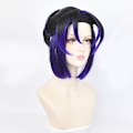 Miniatyrbilde 4 av 5: Ghost Slayer Parykk Butterfly Tolerance Parykk Hodeplagg Svart Gradient