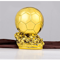 Miniatyrbillede 3 af 3: Harpiks Håndværk 2022 Qatar VM Trofæ Golden Globe Shooter Spiller Pris Globe Award (L)