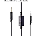 Miniatyrbillede 4 af 4: Reservekabel til headset, til Astro A10/a40 gaming-headset