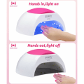 Miniatyrbilde 4 av 5: 1 stk SUN2C smart 33 lampeperler 48W neglelampe dobbel lyskilde LED