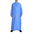Miniatyrbillede 1 af 3: Mænds islamiske saudiske muslimske lange kjortel Dubai arabisk tunika top bluse Thobe Kaftan tøj（62(XXL)）