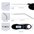 Miniatyrbilde 2 av 5: Oppladbar kjøkkentermometer 2 probe matlagingstermometer Inst