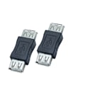 Pikkukuva 2 / 5: USB2.0 naaras-naaras adapteri kaksois päällä uros-uros USB uros-naaras adapterilla