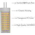 Miniatyrbillede 3 af 5: 10w dæmpbar G4 LED-pære (svarende til udskiftning af 100w halogenlampe) Varm hvid LED-majspære 3000k, Velegnet til familiens stue og soveværelse
