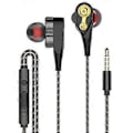 Miniatyrbild 2 av 5: Djup Bas Trådbundna Hörlurar Dubbla Element Stereo In-Ear Hörlurar med Brusreducering