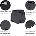 Pikkukuva 5 / 5: Shorts naisten urheilushortsit taskuilla ja kiristysnauhalla（XL）