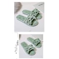 Miniatyrbilde 2 av 5: Kordfløyel Sløyfe Plysj Slides Hjemmesko For Kvinner Slip On Memory Foam Sandaler Tøfler Åpne Tå Tøfler Kvinner Flat Spa Slides Tøfler Hus Sh