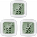 Miniatyrbillede 1 af 5: Hjemmeter 3 stk. Mini LCD bærbar indendørs hygrometer