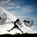 Miniatyrbilde 2 av 3: Fe-eventyrhage-skulpturer Stake Fairies And Dandelions Dance Together (E+F, 2 stykker)