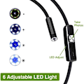 Miniatyrbild 4 av 5: 7mm 3-i-1 Borescope inspektionskamera för Android USB Typ-C Int