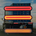 Pikkukuva 2 / 5: 2 kpl 3-in-1 Neon LED -perävaunun jarruvalo, Stop-valo, Signaalivalo L