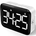 Miniatyrbillede 1 af 4: Digital Køkken Kogetimer Magnetisk Nedtælling Tæller Op Timer Med Stor LED Display Høj Lydstyrke Og 2 Lysstyrke