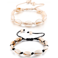 Pikkukuva 1 / 6: Anklet Natural Shell Anklet Handmade Bohemian 2kpl