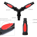 Miniatyrbillede 2 af 5: 20/25mm (3/4\" 1\") Y-splitter vandfordeler til damppumpe CST-