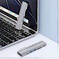 Miniatyrbillede 4 af 4: Dobbelt-hovedet PD Adapter -kompatibel PD Data Port Hub Thunderbolt 3 Usb Type C Hub