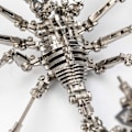 Miniatyrbild 5 av 5: Vuxen metallmodellset Robot insekt skorpion 3D stål färdig