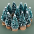 Miniatyrbild 2 av 5: 12-pack med minijulgranar, juldekorationer för konstprojekt