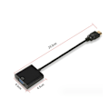Pikkukuva 5 / 5: 1 kpl musta HDMI-VGA-sovitin, uros-naaras-muunninsovitin 10