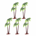 Miniatyrbillede 1 af 5: 5 stk. Miniature palmetræ i plast til bonsai-håndværk og mikrolandskaber