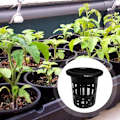 Miniatyrbillede 3 af 5: 40 stk. Have Net Cups, Hydroponics Net Pots Have Slottet Mesh Net Cups Plante Børnehave Potter Rund Spand Kurv