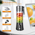 Miniatyrbillede 4 af 5: Bærbar blender, smoothie juice cup, mini personlig blender til S