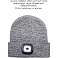 Miniatyrbilde 4 av 5: 2 stk. Unisex LED-lue med 3 hvite lysmoduser, lysende