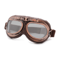 Miniatyrbilde 1 av 4: Motorsykkel offroad-briller, Steampunk retro pilot-stil motorsykkel