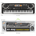 Miniatyrbilde 4 av 5: Keyboard Piano 61 Tangenter Bærbar Multifunksjonell Keyboard Keyboard
