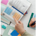 Miniatyrbild 2 av 3: 300 ark färgglada transparenta självhäftande anteckningsblock självhäftande anteckningsblock transparenta post-it-lappar