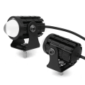 Miniatyrbillede 2 af 5: 2 stk. Bi-farve Lille Pistol Bil Motorcykel LED Projektor Forlygter L
