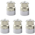 Miniatyrbild 1 av 4: 5-pack B22 till E14 glödlampsadapter B22-uttag till standard E14-adapter Lamphållare